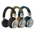 Auriculares Vincha Inalambrico Bluetooth Vintage Mic + Radio Color Negro