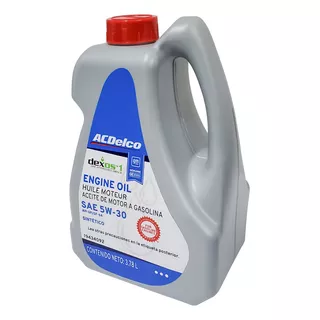 Aceite 100% Sintético Motor A Gasolina Galón 3.78 L 5w-30
