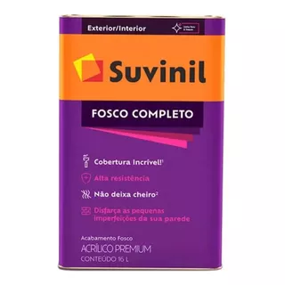 Tinta Acrílica Fosco Completo Premium Suvinil 18l - V0036