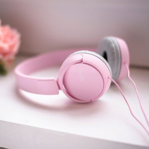 Audífonos Sony Tipo Banda Para La Cabeza Mdr-zx110 Color Rosa