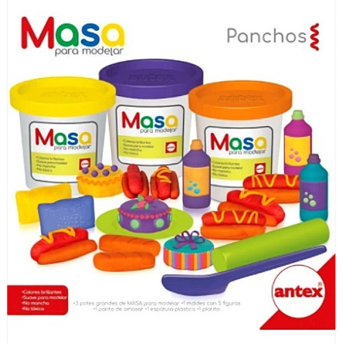 Masa Para Jugar Y Modelar Panchos Antex 2139