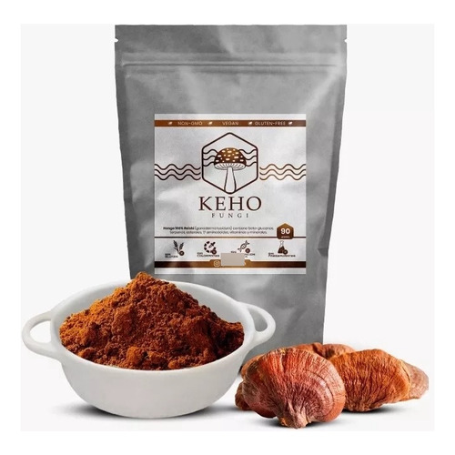 Reishi En Polvo 90gr 100% Organico , Agronewen Sabor Propio