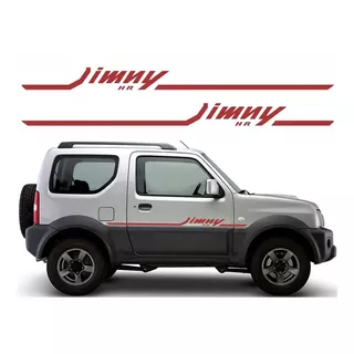 Adesivo Faixa Compatível Suzuki Jimny Hr 4x4 Vinho Cor Vermelho