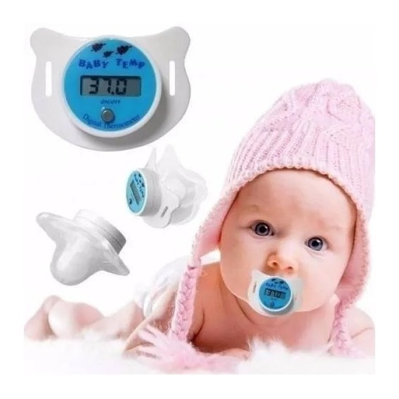 Termómetro Chupete Digital Para Bebes Uso Fácil Precisión 