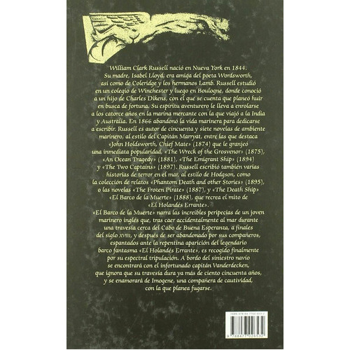 El Barco De La Muerte, De Clark Russell., Vol. 0. Editorial Valdemar, Tapa Dura En Español, 2009