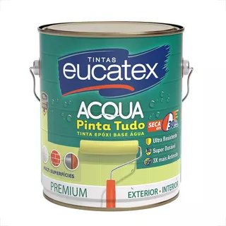 Tinta Epoxi Eucatex Base Agua Branco 3600ml