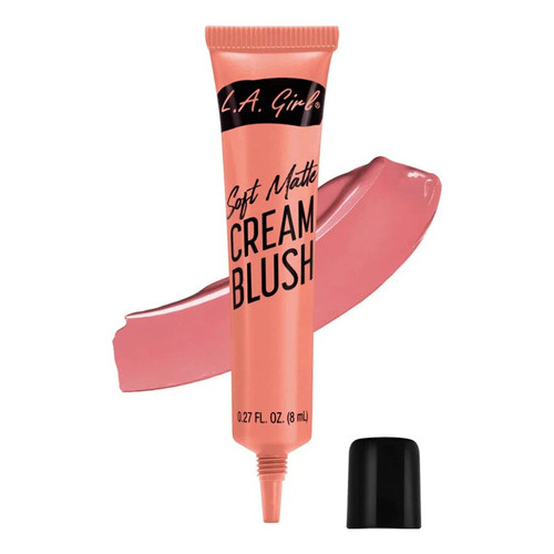 Rubor En Crema Liquido La Girls Soft Matte Cream Blush 8 Ml Tono Del Maquillaje Rosebud