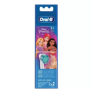 Repuesto De Cepillo Dental Infantil Oral-b Disney Princess 2 Unidades