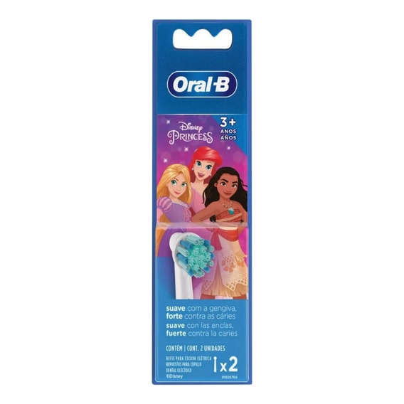 Repuesto de cepillo dental infantil Oral-B disney princess 2 unidades