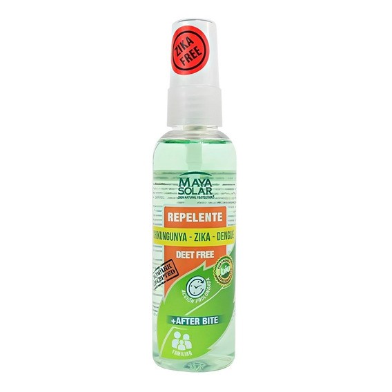 Repelente Mosquitos 100% Natural + Alivio 120ml Maya Solar