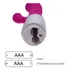 Vibrador Consolador Doble Snappy Color Negro