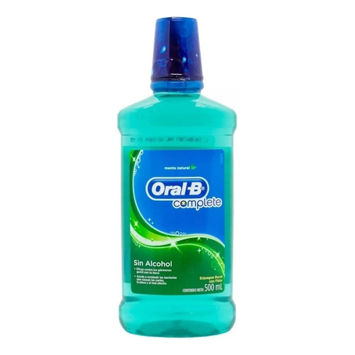 Oral B Complete Enjuague Bucal Cuidado Dental Menta Natural