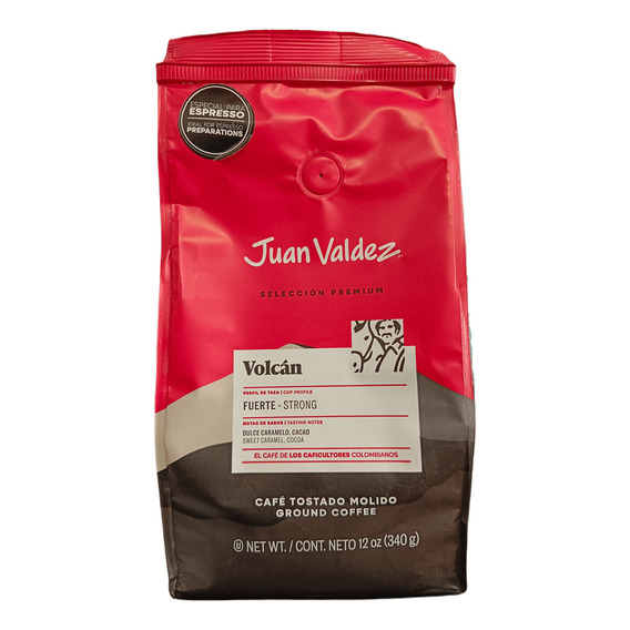 Café Juan Valdez Molido Volcan 340gr Selección Premium