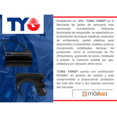 Kit Guias Defensa Chevrolet Cheyenne 19/21 Tong Yang