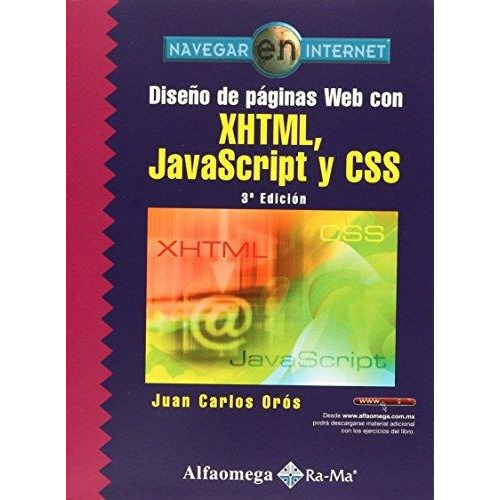 Libro Diseño De Páginas Web Con Xhtml, Javascript Y Css