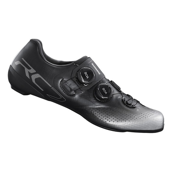 Zapatillas Shimano Rc702 Bici Ruta Carbon Boa Negro - Celero