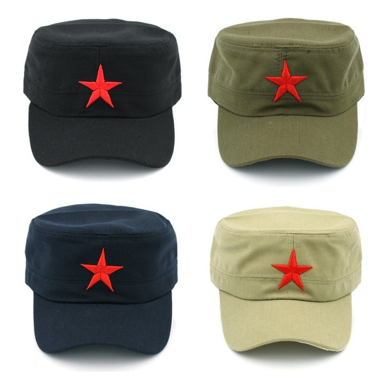 Gorra Militar Revolución Cubana Socialista Estrella Fidel