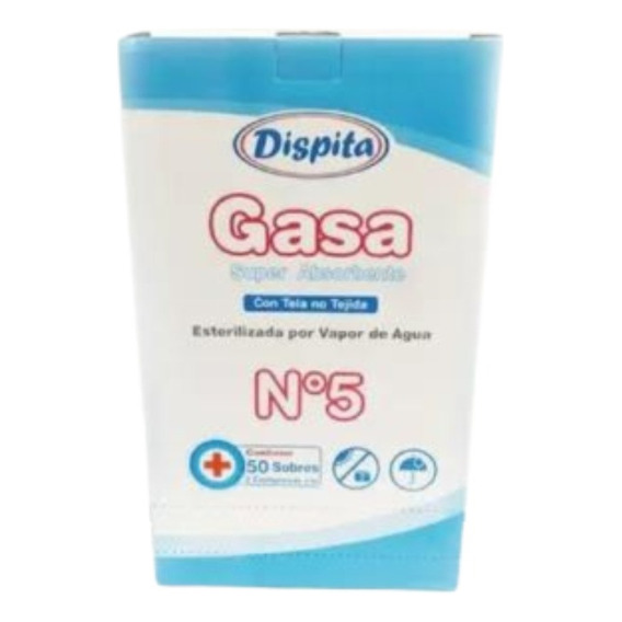 Gasa Super Absorvente Esterilizada Dispita X50unidades 10318