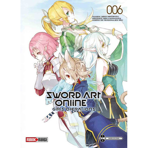 Panini Manga Sword Art Online Girl's Operation N.6, De Reki Kawahara. Serie Sword Art Online, Vol. 6. Editorial Panini, Tapa Blanda, Edición 1 En Español, 2020