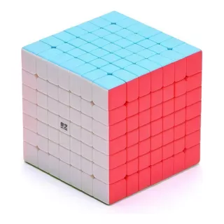 Cubo Mágico Profesional 7x7x7, Qiyi Qixing, Sin Pegatinas