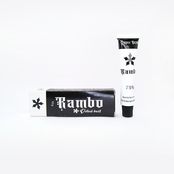 Rambo Crema Tatuaje Microbading Sin Dolor 75% Extra Potente