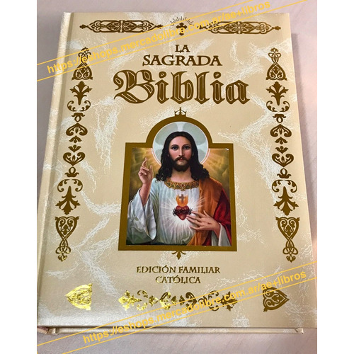 Sagrada Biblia Católica De Lujo Canto Dorado + Cd - Familiar