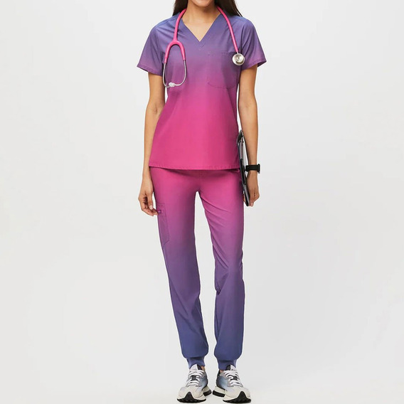 Pijama Quirúrgica Jogger Conjunto Uniforme Medico Mujer