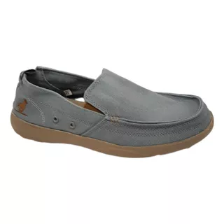 Zapato Clasico De Lona Gris Raidistas -agrolactlibertad