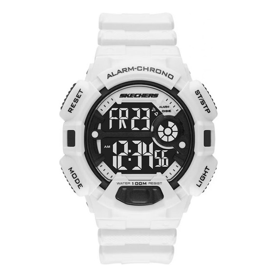 Reloj Para Hombre Skechers La Cienaga Sr1136 Blanco