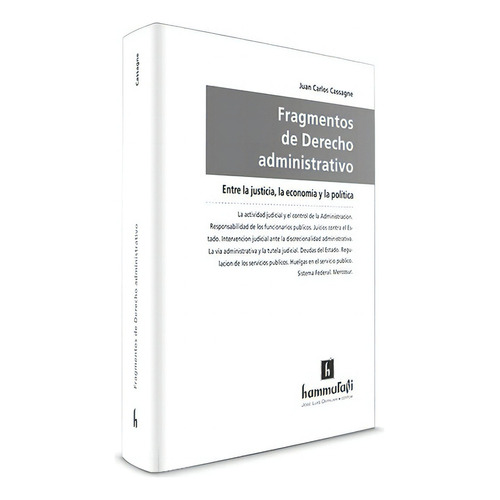 Fragmentos de Derecho administrativo, de Cassagne Juan C.. Editorial Hammurabi en español