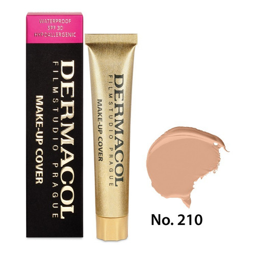 Maquillaje de extrema cobertura Dermacol Make-Up Cover tono 210
