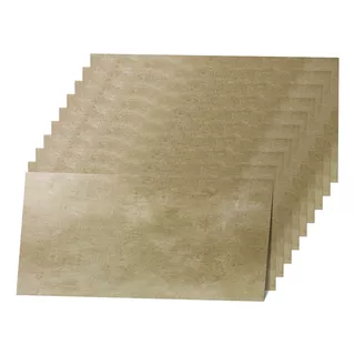 Vinilo Decorativo Pared Y Piso Autoadhesivo Marmol Baldosa Color Kfxpe810104x10 - Travertino Beige - Pack X 10