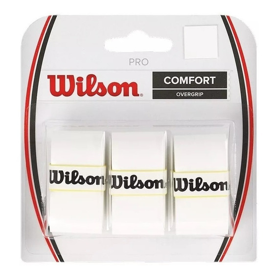 Set X 3 Pro Overgrip Wilson Blanco Tenis /pádel