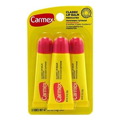 Balsamo Labial Carmex Lip Balm Tube Classic Medicated 0.35 O