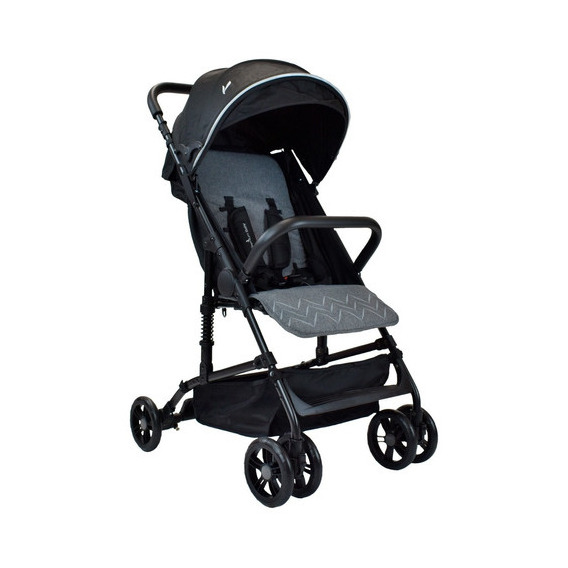 Coche Para Bebe Premium Baby Praga Color Gris