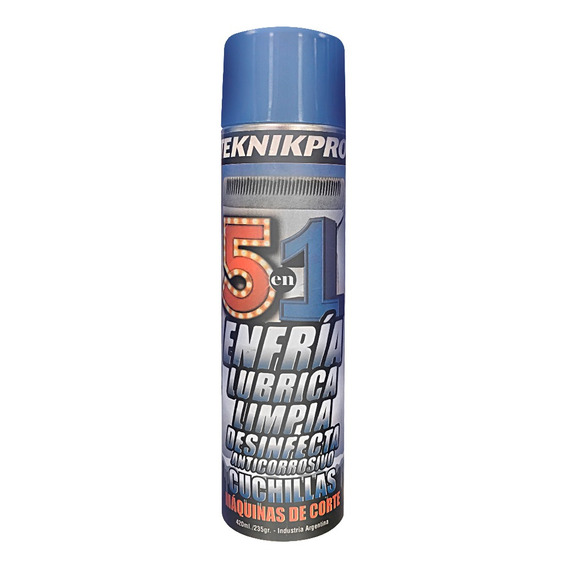 Spray Desinfectante 5 En 1 X420ml Para Cuchillas