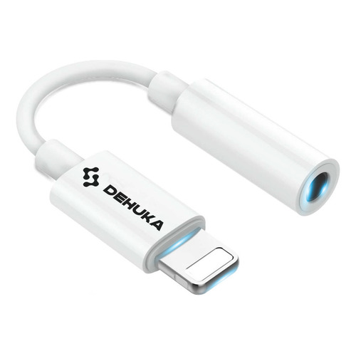 Adaptador Dehuka Blanco para Auriculares Compatible Iphone Ipad