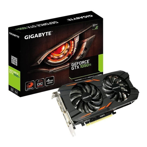 Tarjeta de video Nvidia Gigabyte  GeForce 10 Series GTX 1050 Ti GV-N105TWF2OC-4GD OC Edition 4GB