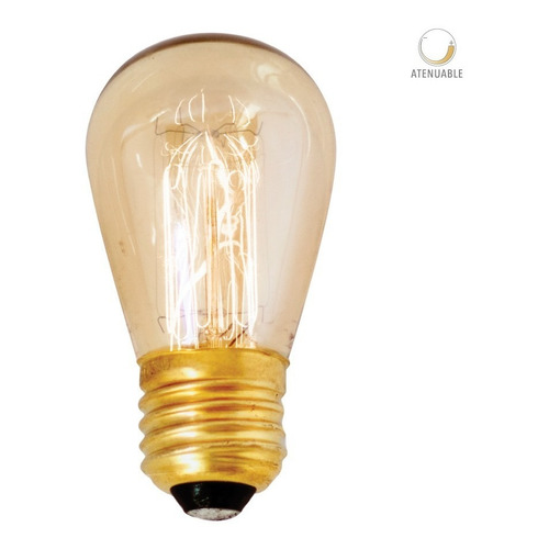 Foco Vintage Incandescente Atenuable 35 W Luz Suave Cálida Color de la luz Humo