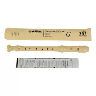 Flauta Dulce Soprano Yamaha Yrs-23 (beige) Yrs23 Color Beige