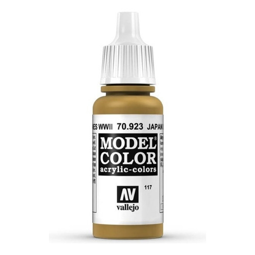 Vallejo Model Color 17ml Pintura Acrílica Color 117 Uniforme Japones Wwii 70.923