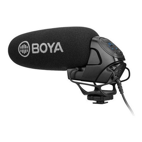 Microfono Boya By-bm3032 Cardioide Cámaras Y Smartphone Color Negro