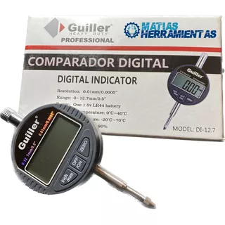 Reloj Comparador Digital 0 A 12.7mm Centesimal Con Oreja 