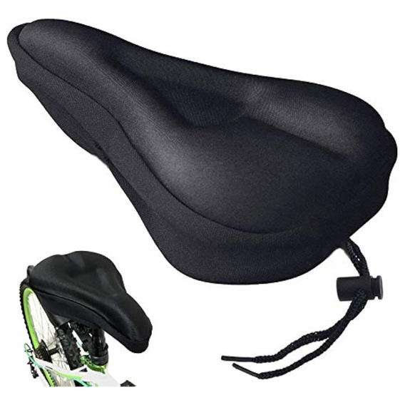 Funda De Asiento De Bicicleta Con Gel Acolchonado+funda Impe