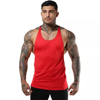 Playera Olimpica Tank Top Deportiva Bata De Hombre Fenix Fit