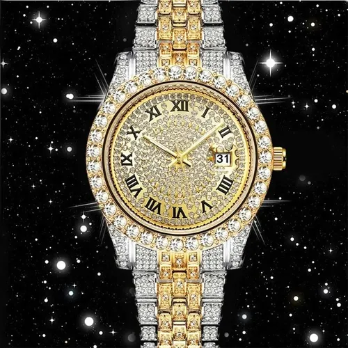 Gold diamante watch sale