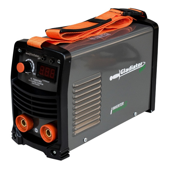 Soldadora Electrodo Bivoltaje 120v-220v 190a Gladiator Color Gris oscuro