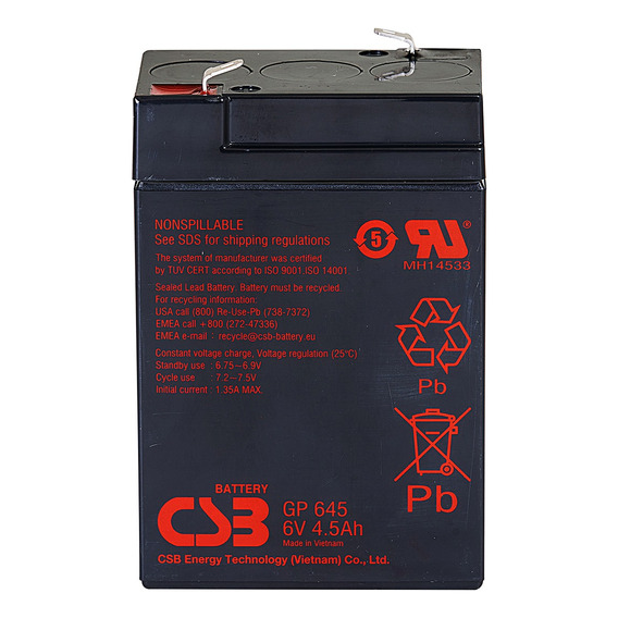 Bateria 6v 4a Plomo-calcio Gel Triciclo Electrico 6v 4ah