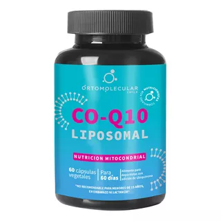 Coenzima Q10 Liposomal - 60 Cáps - Ortomolecular Chile