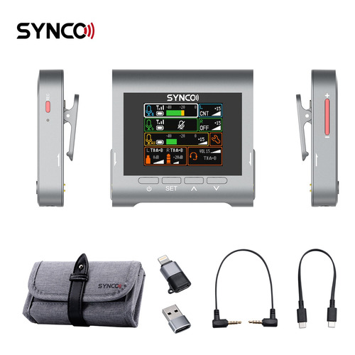 Sistema De Micrófono Inalámbrico Synco G3 2.4g Color Grey